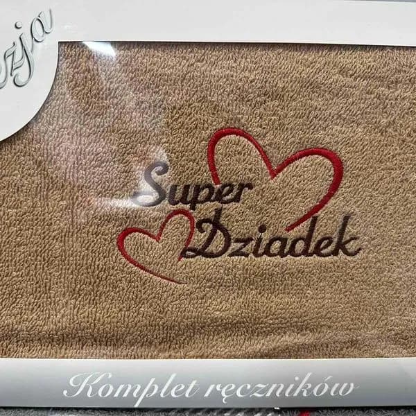 Ręczniki Bawełniane na Dzień Babci &amp; Dziadka 70/140