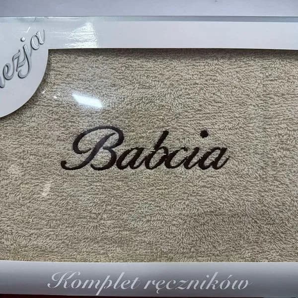 Ręczniki Bawełniane na Dzień Babci &amp; Dziadka 70/140