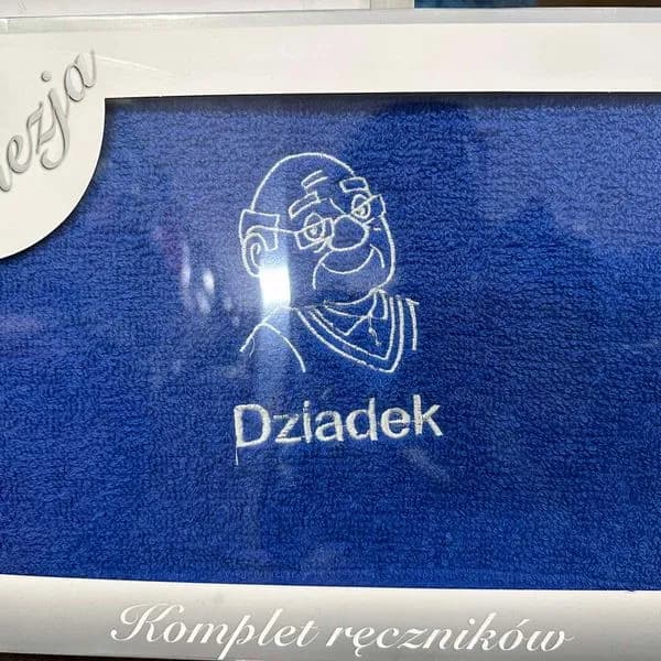 Ręczniki Bawełniane na Dzień Babci &amp; Dziadka 70/140