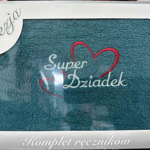 Ręczniki Bawełniane na Dzień Babci &amp; Dziadka 70/140