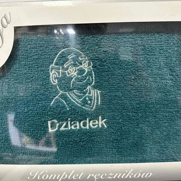 Ręczniki Bawełniane na Dzień Babci &amp; Dziadka 70/140