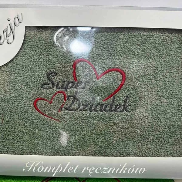 Ręczniki Bawełniane na Dzień Babci &amp; Dziadka 70/140