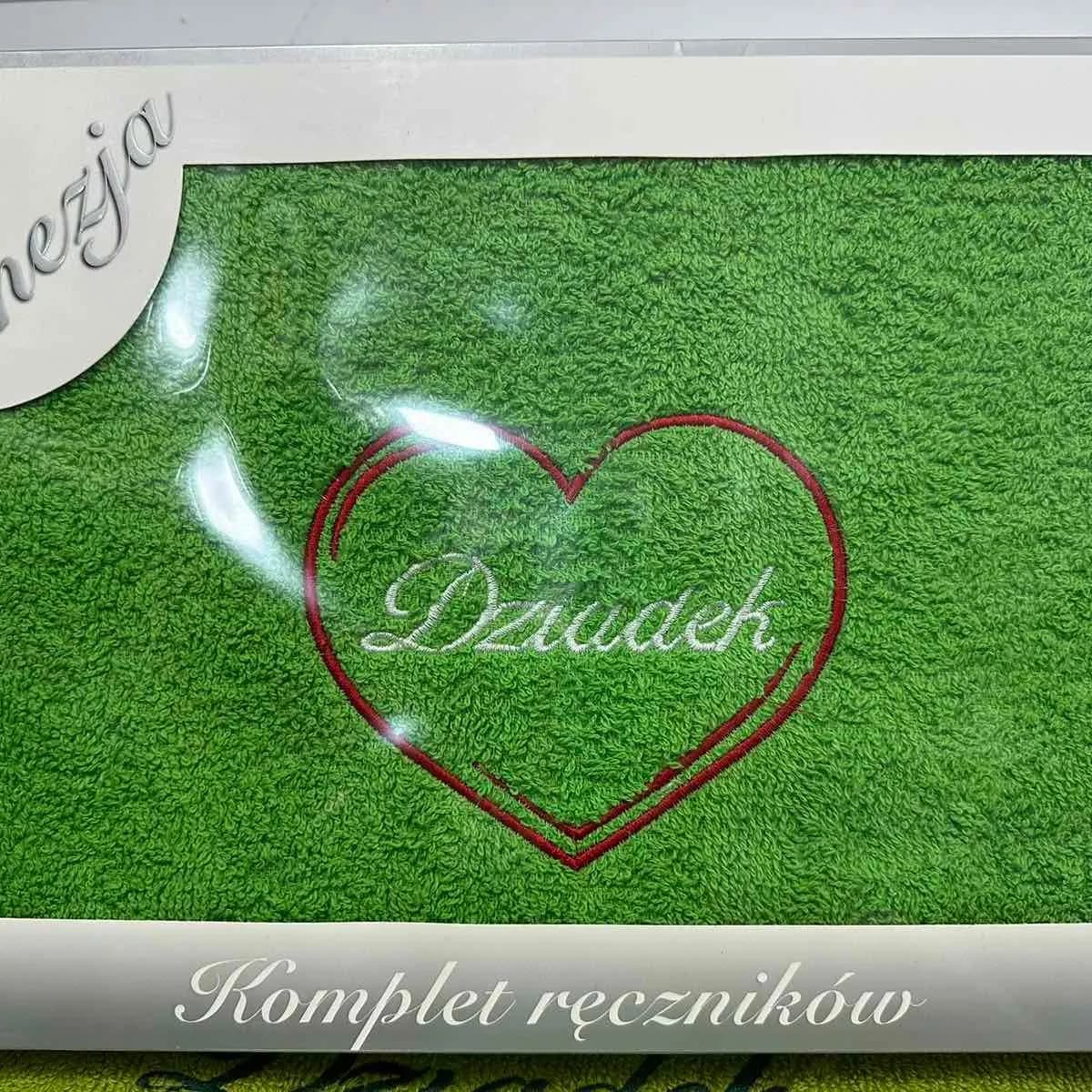 Ręczniki Bawełniane na Dzień Babci &amp; Dziadka 70/140