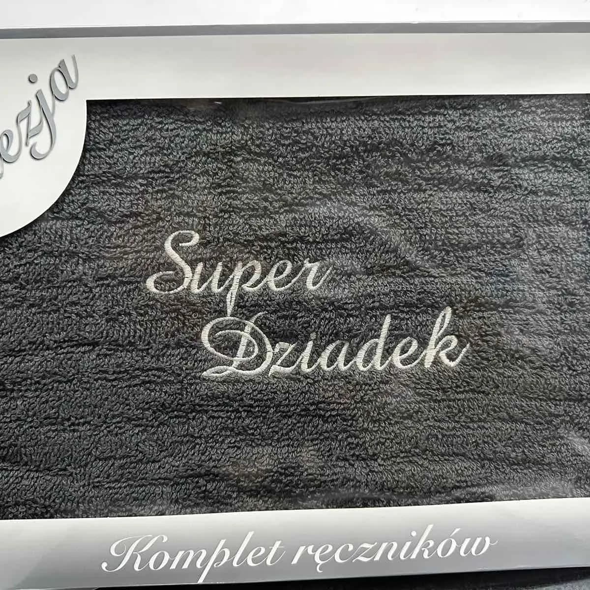 Ręczniki Bawełniane na Dzień Babci &amp; Dziadka 70/140