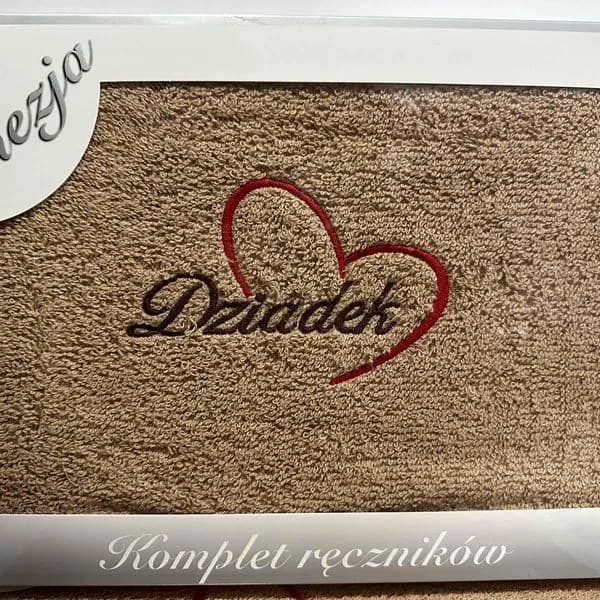 Ręczniki Bawełniane na Dzień Babci &amp; Dziadka 70/140