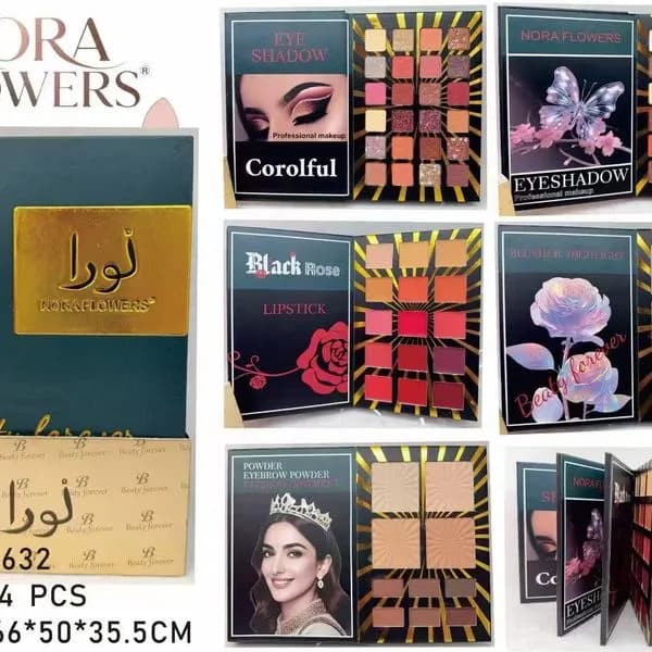 Zestaw Kosmetyków do Makijażu NORA FLOWERS