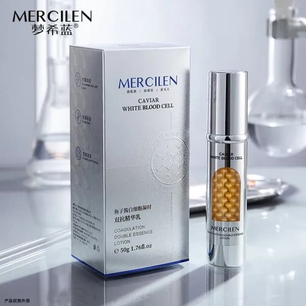 Mercilen White Caviar Blood Cell Lotion Double Essence 50g
