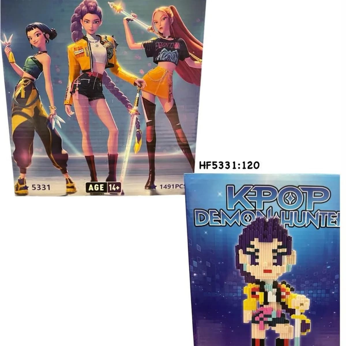 Zestaw klocków Kpop Demon Hunters XINZ HF531-120