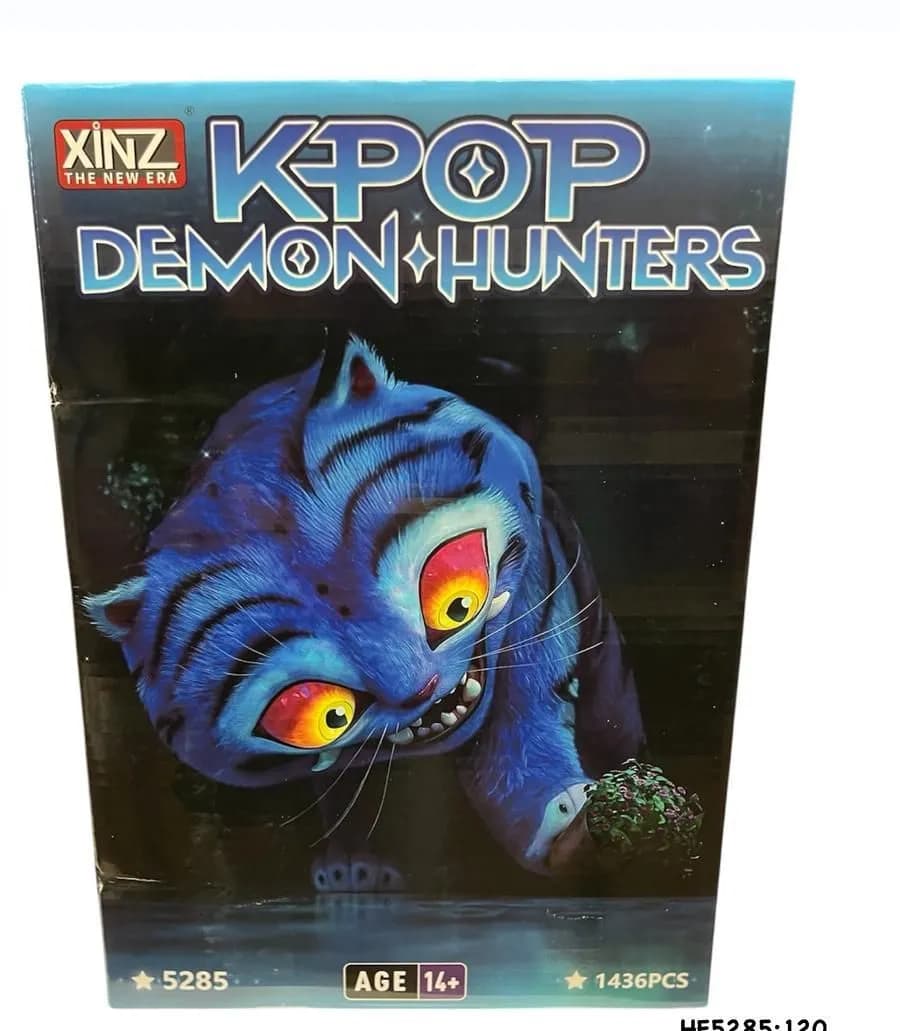 Zestaw klocków Kpop Demon Hunters XINZ Era niebieski kot