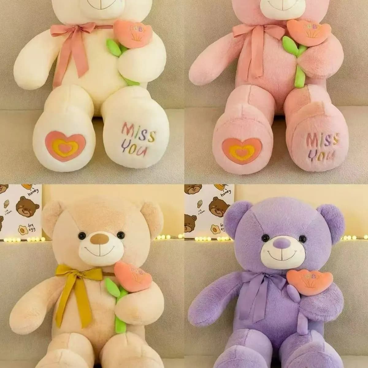 Maskotka Pluszowa Misiu Miss You 140cm