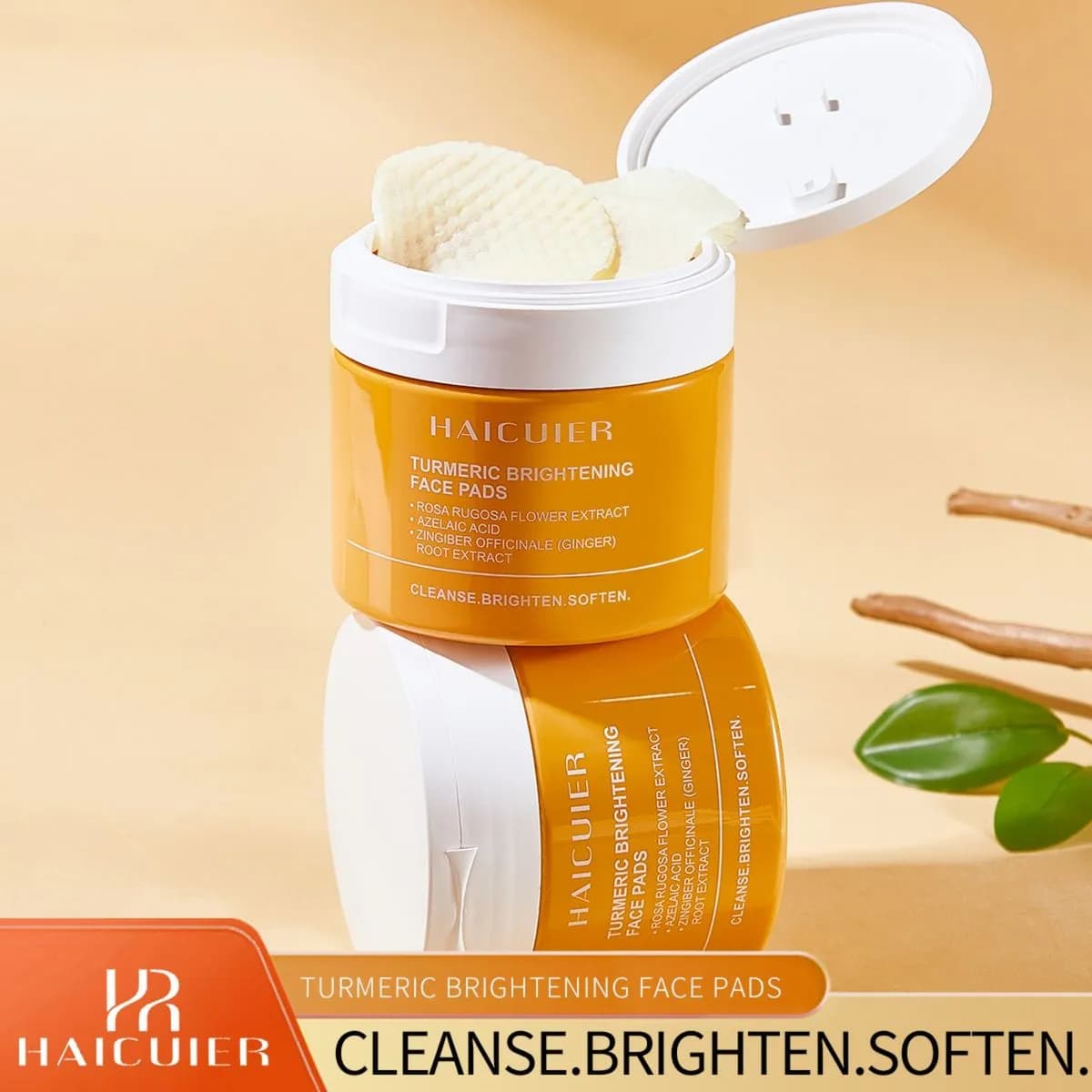 Płatki kosmetyczne HAICURIER Turmeric Brightening Face Pads