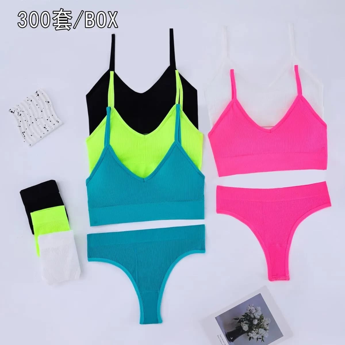 Komplet Biustonosz Majtki Damski