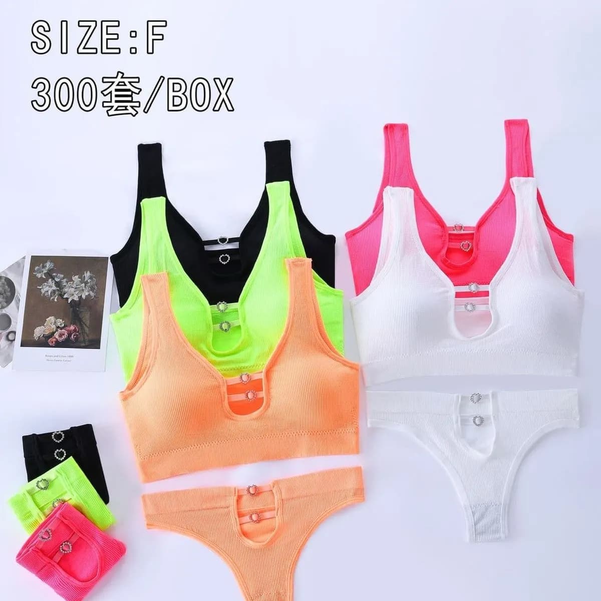 Komplet Biustonosz Majtki Damski