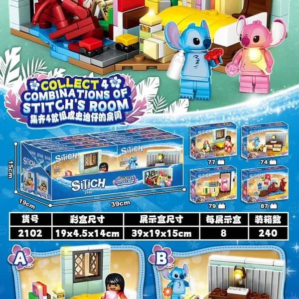 Zabawki Klocki Stitch Collect