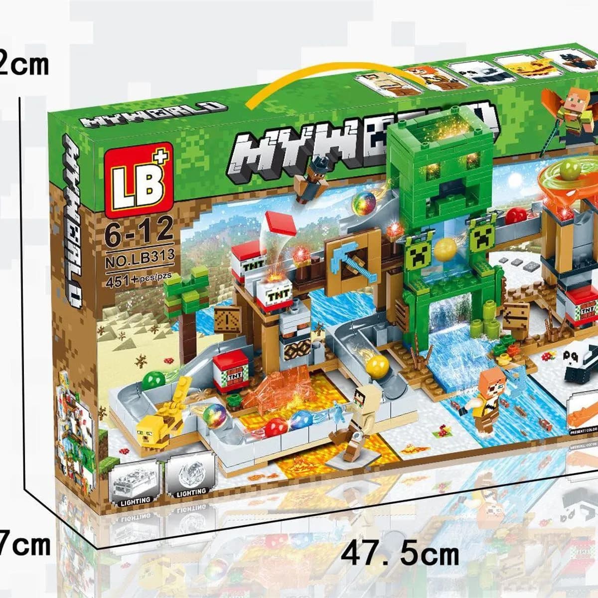 Zabawki Klocki My World 451+PCS