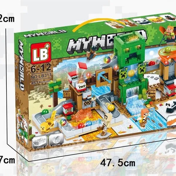 Zabawki Klocki My World 451+PCS