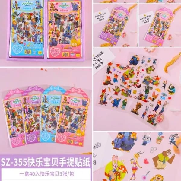 Zabawki Naklejki Zootopia