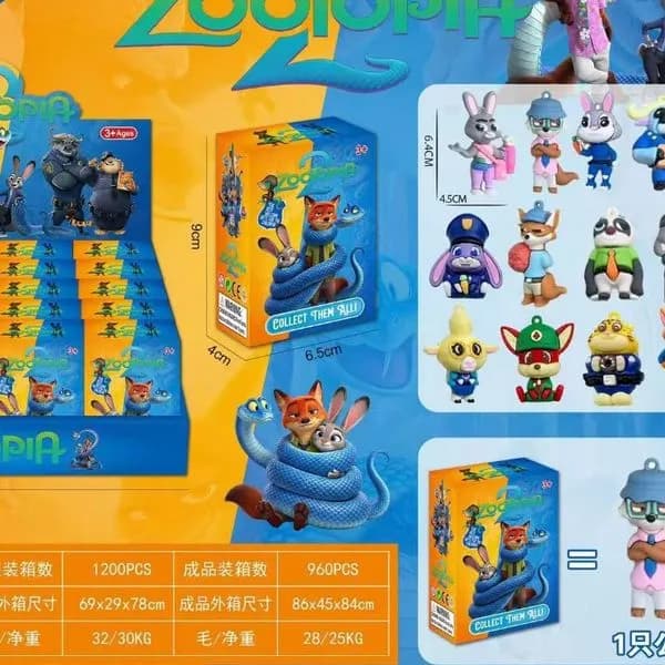 Zabawki Unboxing Zootopia