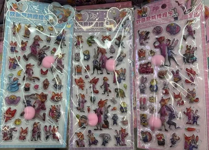 Zabawki Naklejki Zootopia