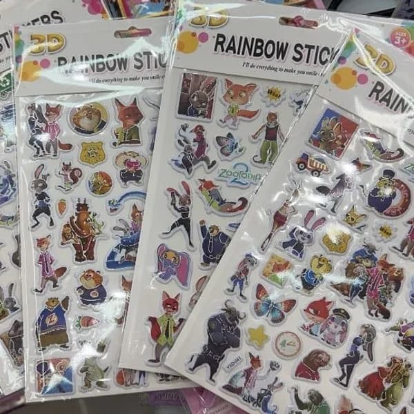 Zabawki Naklejki Zootopia