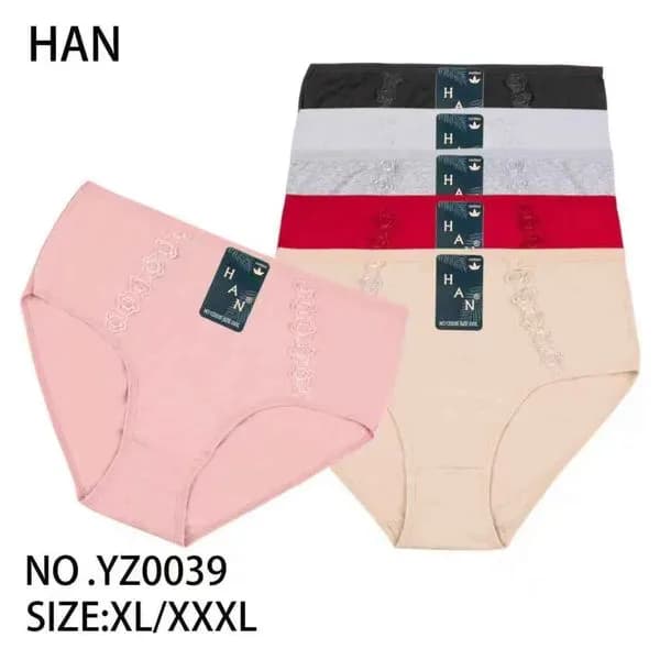 Majtki damskie HANAN YZ0039 rozmiar XL/XXL/3XL, 5 szt