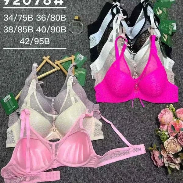 Biustonosz Damski Push-Up Mesh Rozmiary 34/75B-42/95B