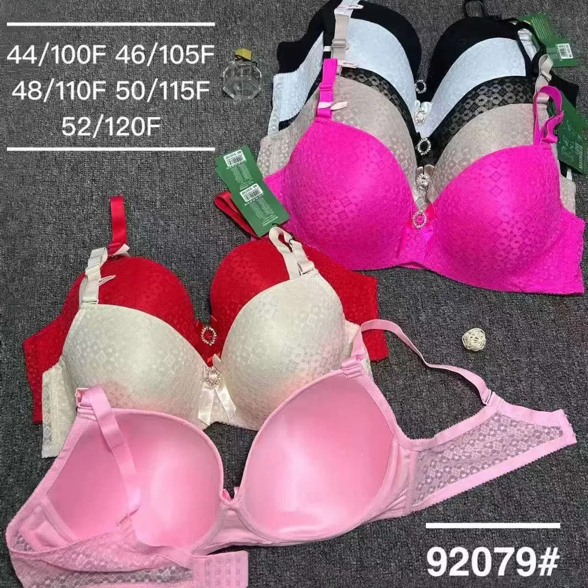 Biustonosz damski push-up koronka 44/100F-52/120F 300925-4