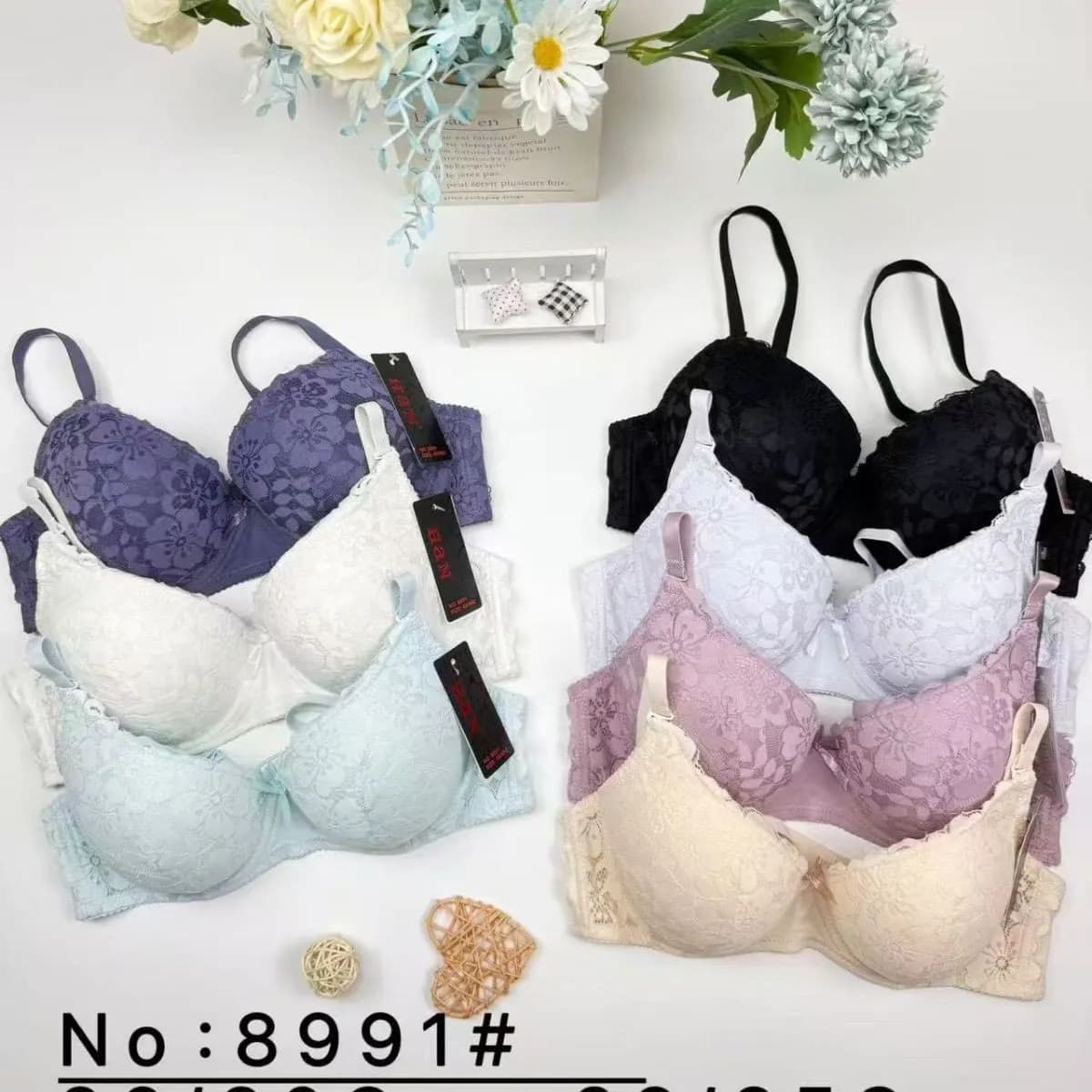 Biustonosz Damski Koronkowy 36/80C 38/85C 40/90C 42/95C