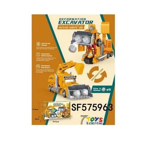 Zabawki Deformation Excavator