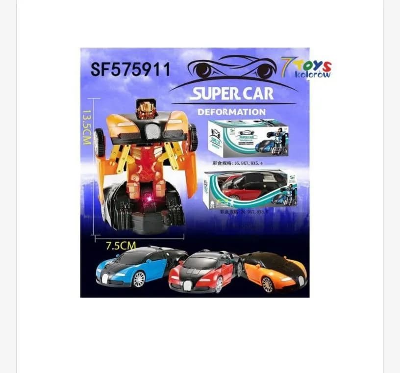Zabawki Robot Super Car