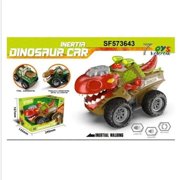 Zabawki Samochod Dinosaur