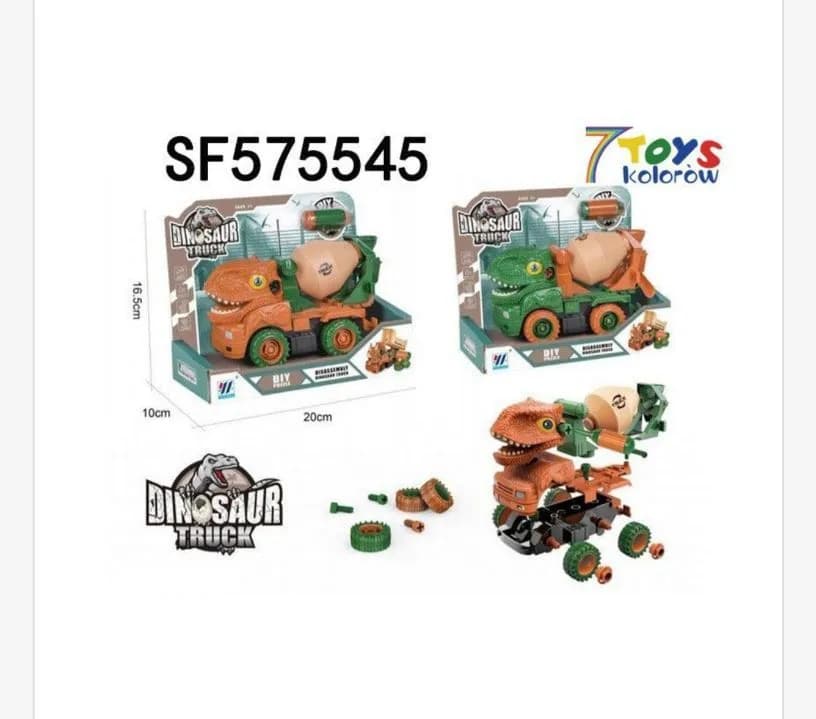 Zabawki Pojazd Inżynieryjny Dinosaur