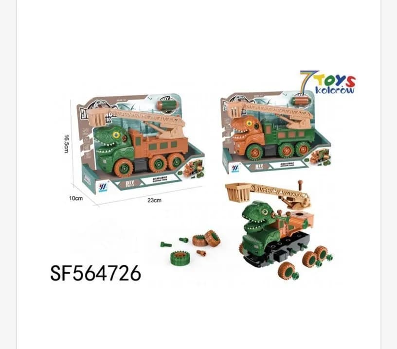 Zabawki Woż Strażacki Dinosaur