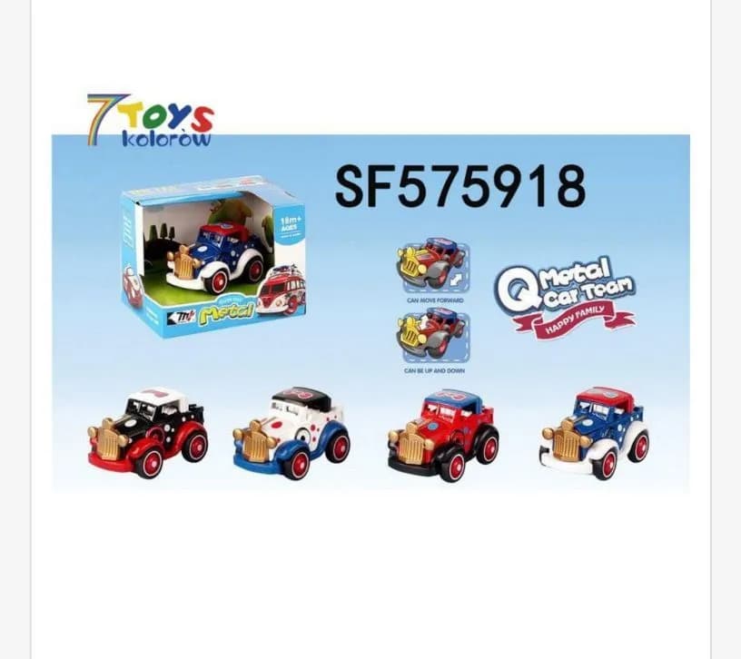 Zabawki Samochod Metal Cartoon