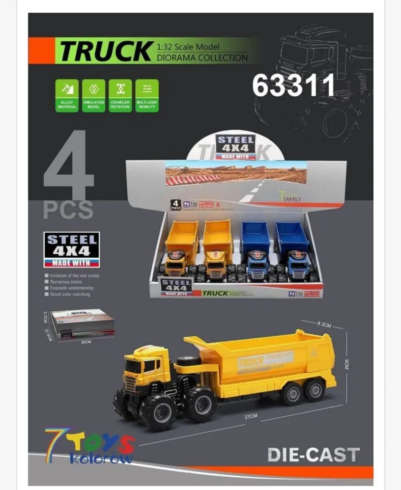 Zabawki Samochod Die Cast Truck