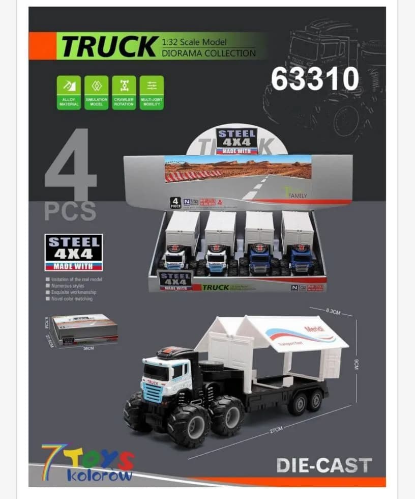Zabawki Samochod Die Cast Truck