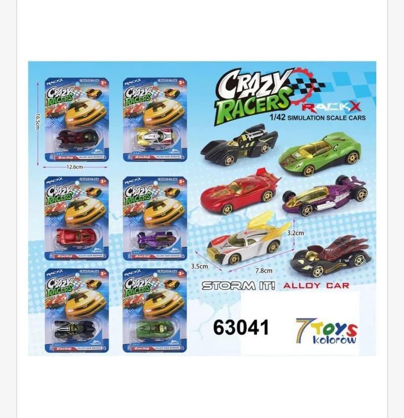 Zabawki Samochod Crazy Racers