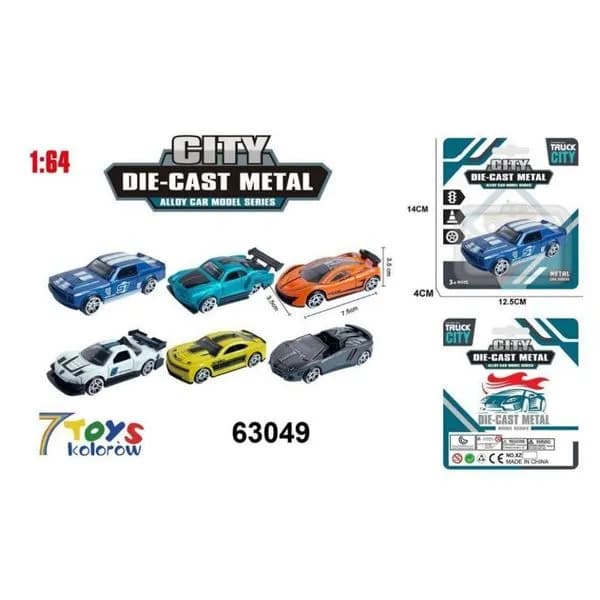 Zabawki Samochod City Die Cast Metal