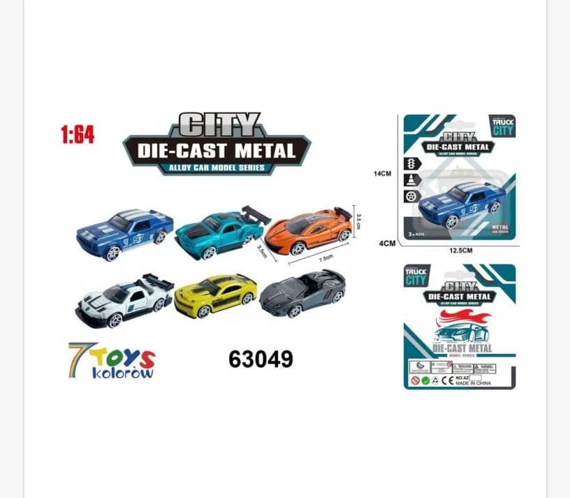 Zabawki Samochod City Die Cast Metal