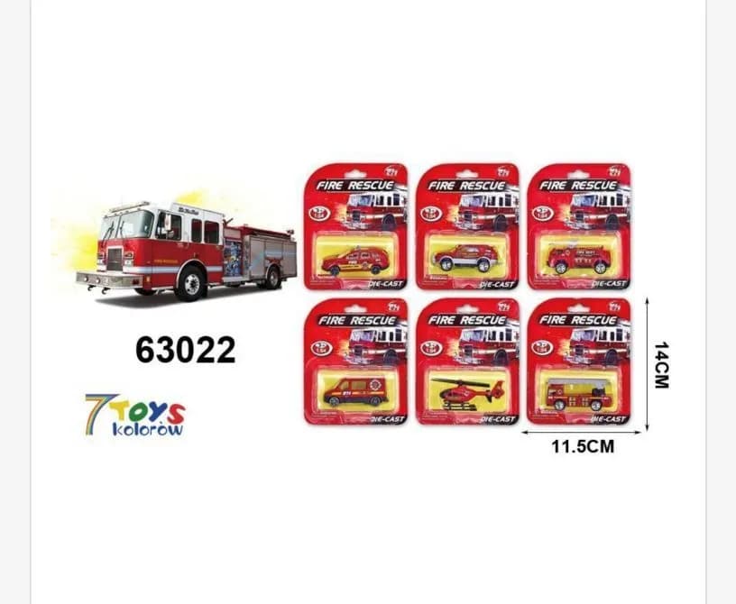 Zabawki Samochod Fire Rescue