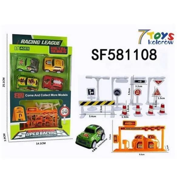 Zestaw Racing League Metal Series