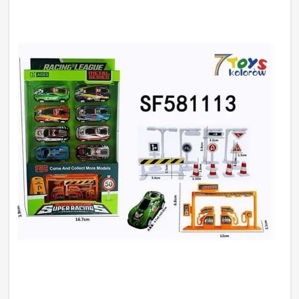 Zestaw Zabawki Samochod Racing League