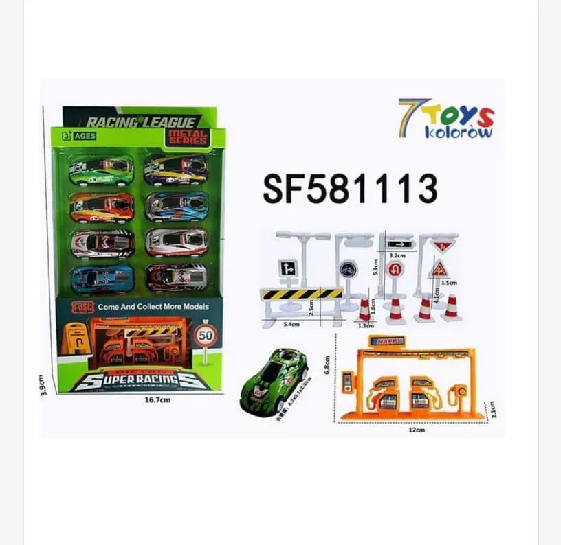 Zestaw Zabawki Samochod Racing League