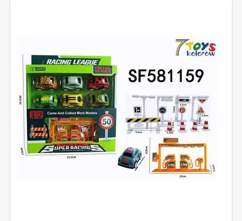 Zestaw Samochod Metal Racing League