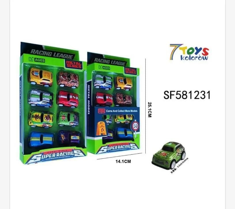 Zestaw Zabawki Samochod Racing League