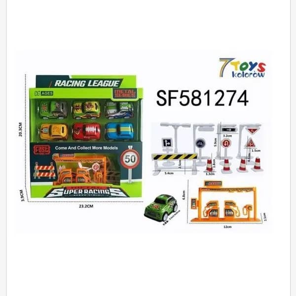 Zestaw Zabawki Samochod Racing League