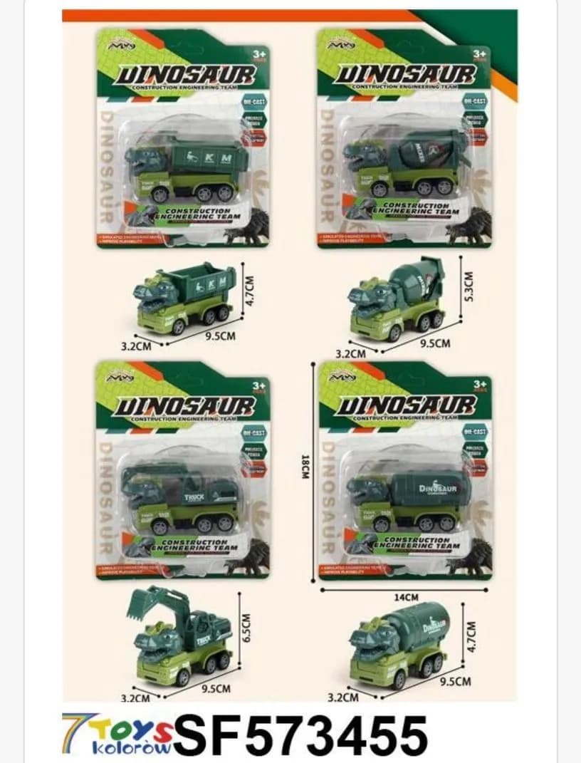 Zabawki Samochod Dinosaur