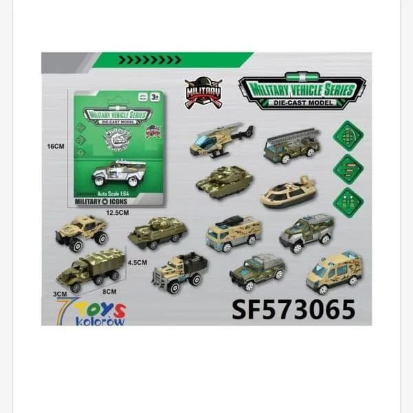 Zabawki Samochod Military Vehicle Series