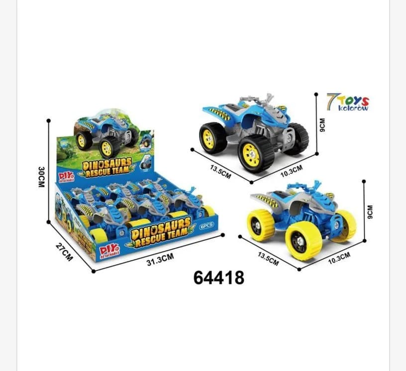 Zabawkk Samochod Dinosaur Rescue Team