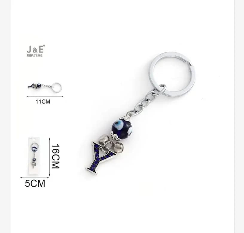 Brelok do kluczy z kieliszkiem koktajlowym J&E 11cm